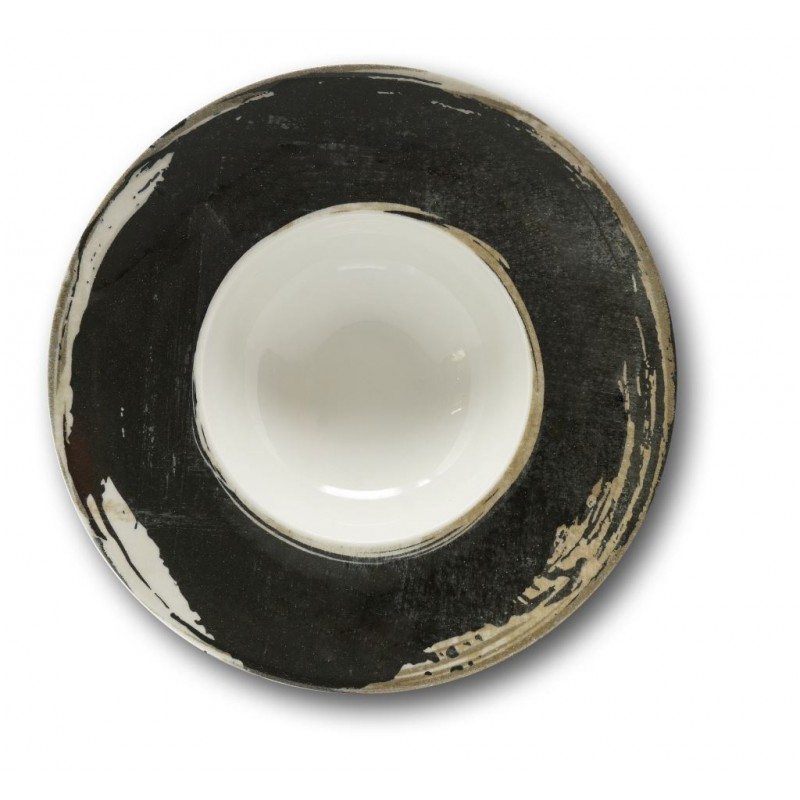 PIATTO SATURNIA DARK MATTER K-BOWL 27,5 PORCELLANA