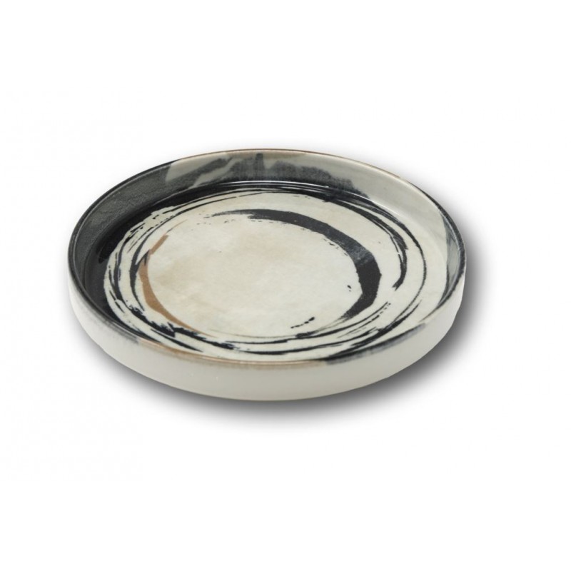 PIATTO SATURNIA DARK MATTER OSLO 20 PORCELLANA