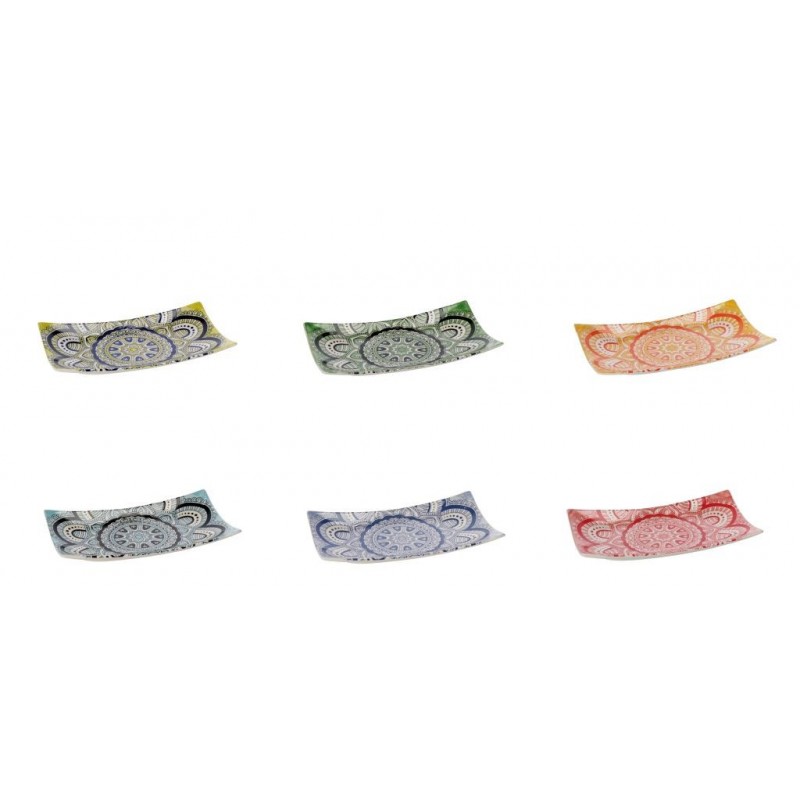 PIATTO VASSOIO CERAMICA CRUZ 27.5x15.5cm 69448 AD