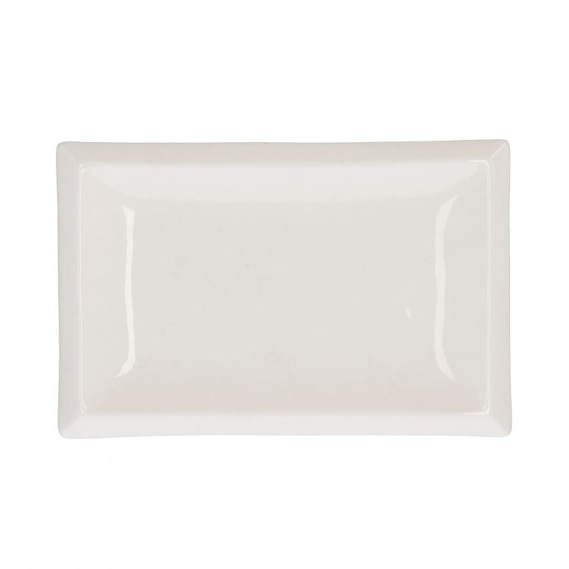PIATTO VASSOIO PORTATA CERAMICA RETT. 26x17cm 79952 AD