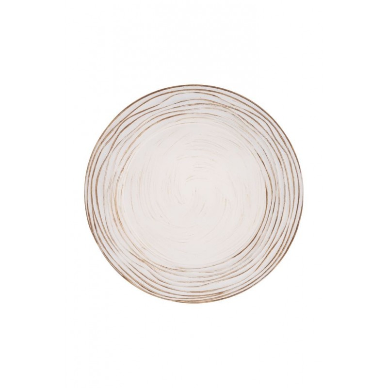 SOTTOPIATTO PP WAVE SBIANCATO 33cm 47014 DC