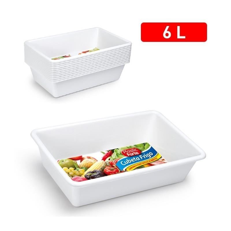 VASCHETTA PLA MULTIUSO BIANCA 39x25x10cm 6lt 11478 P/F