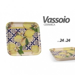 VASSOIO CERAMICA LIMONI...