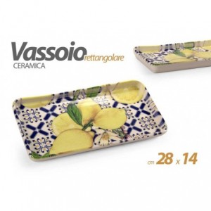 VASSOIO CERAMICA LIMONI...