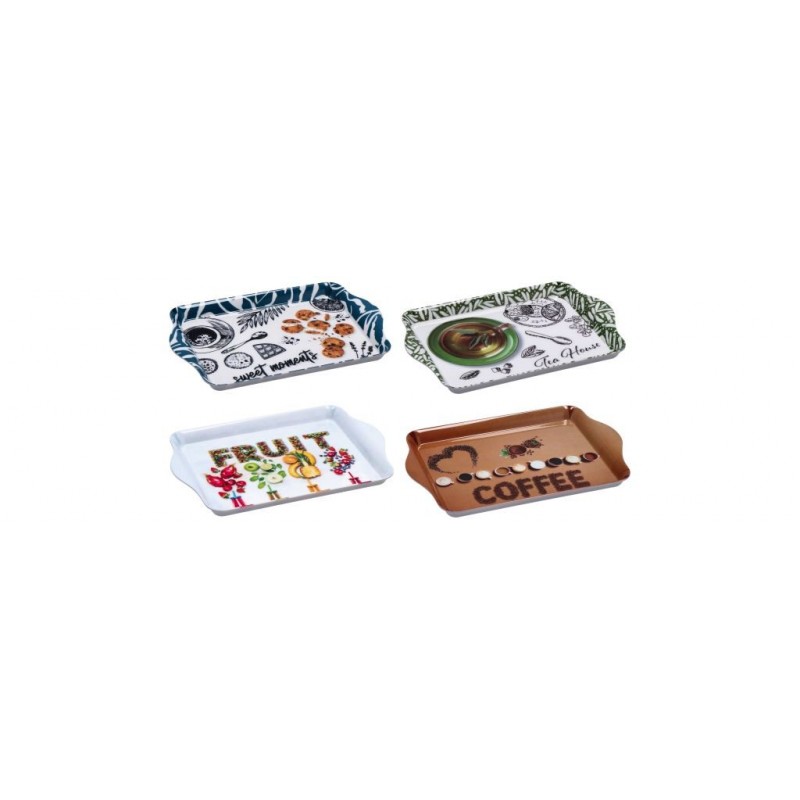 VASSOIO MELAMINA DECORATO 21x15x2 103524 AD