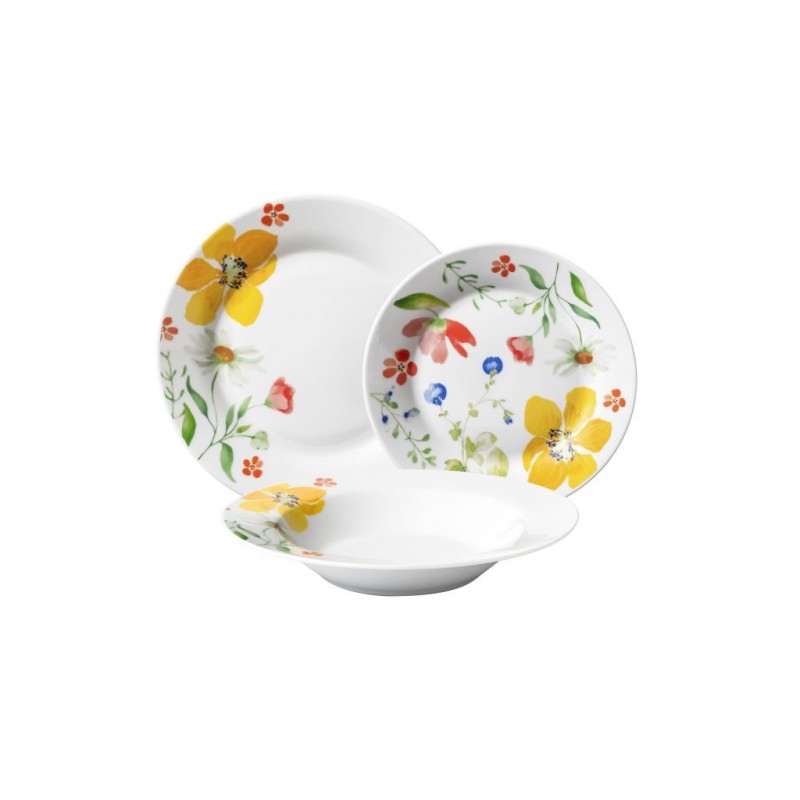 SERVIZIO PIATTO CERAMICA 18pz TREND BERNA 25582 BETA