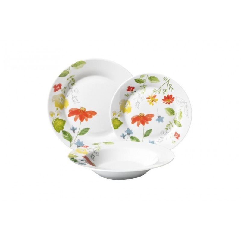 SERVIZIO PIATTO CERAMICA 18pz TREND BASILEA 25584 BETA