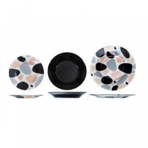 SERVIZIO PIATTO VETRO OPALE...