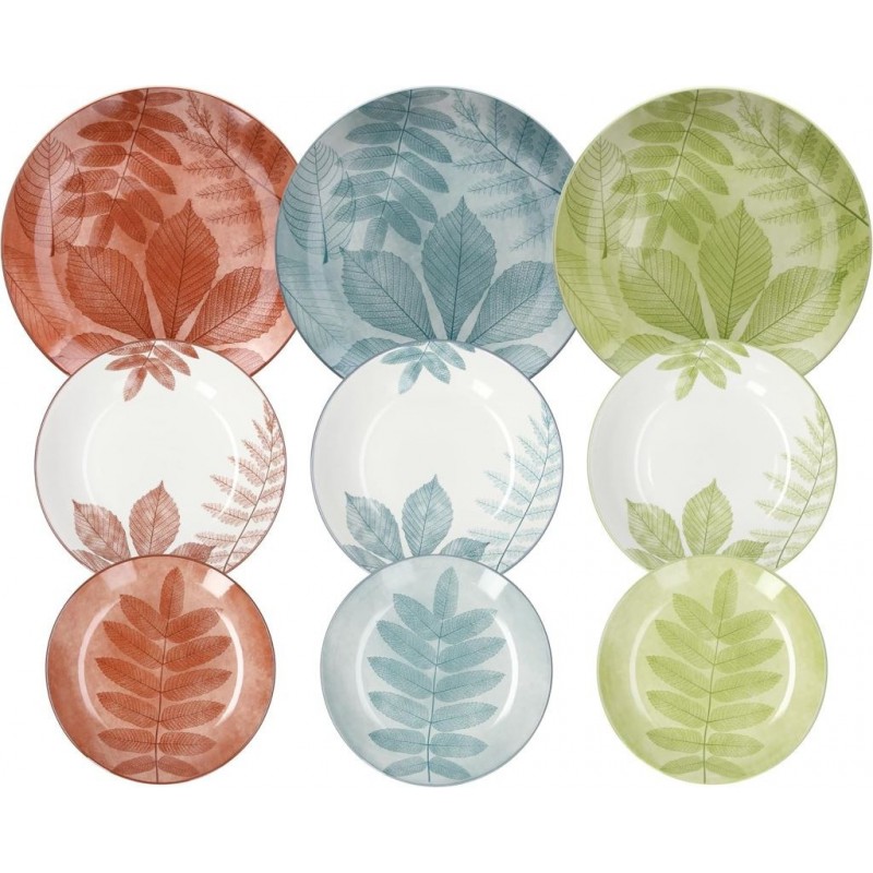 SERVIZIO PIATTO CERAMICA 18pz NATURA MADISON TOGNANA