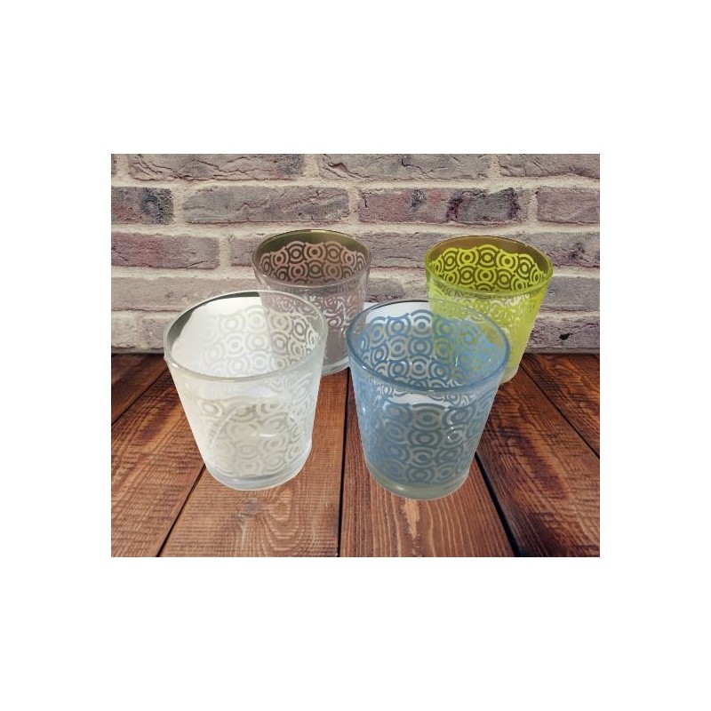 BICCHIERE COLOR A/1 CIRCLE ACQUA BORMIOLI