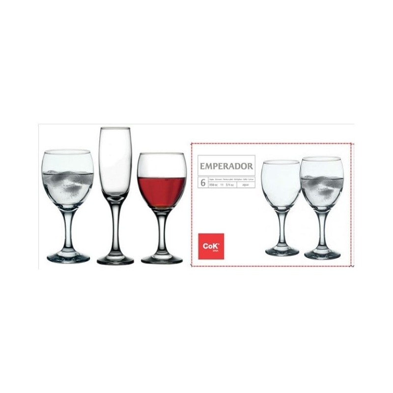 BICCHIERE EMPERADOR A/1 CALICE ACQUA 34cl 44272 COK