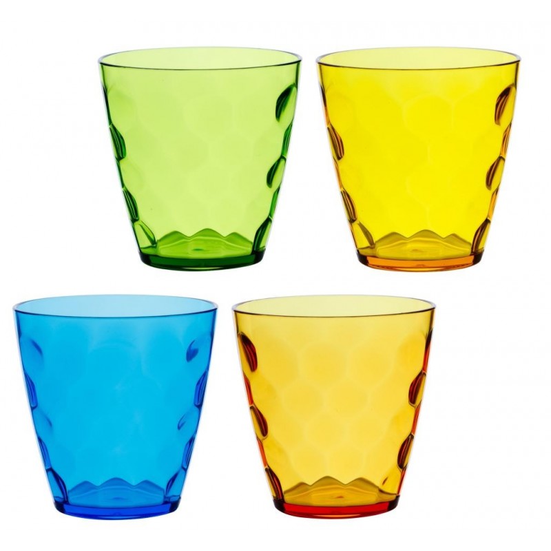 BICCHIERE PLASTICA SQUARE SPRING A/1 ACQUA 32cc 51259 DC