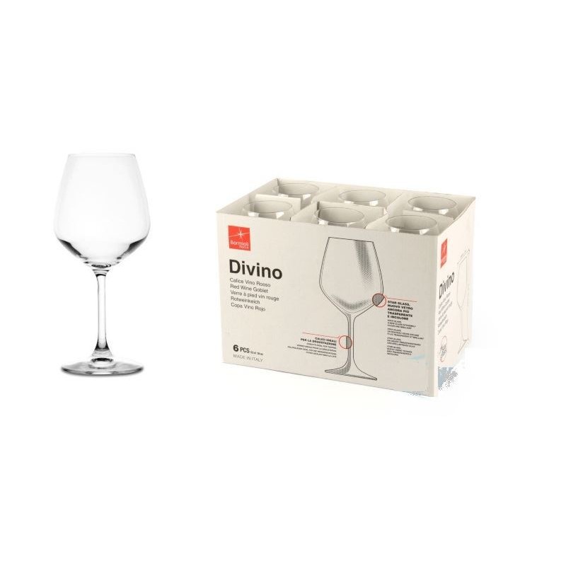 BICCHIERE DIVINO A/1 CALICE VINO ROSSO 53cl BORMIOLI