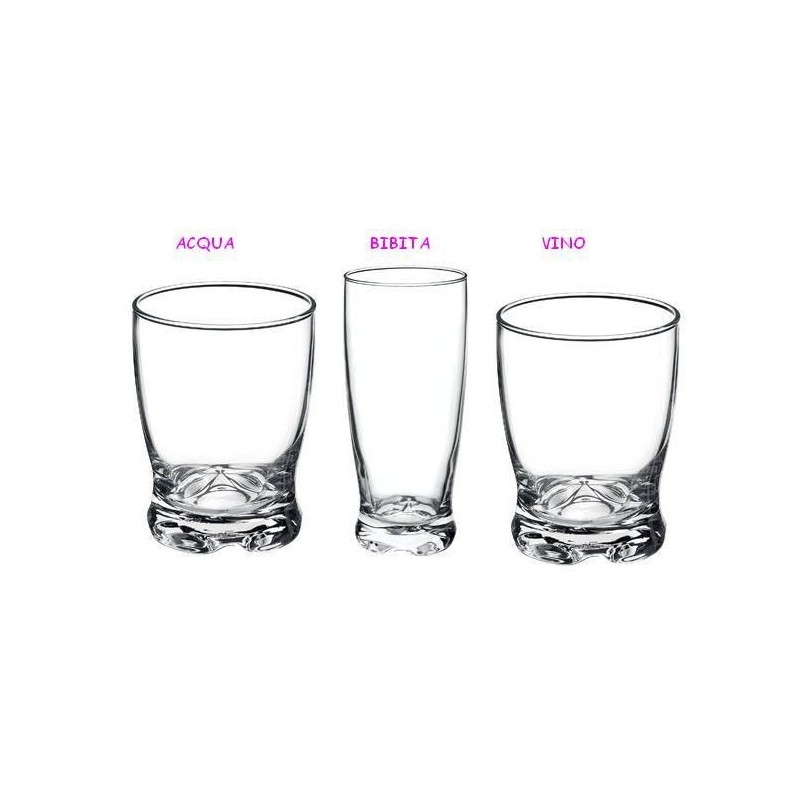 BICCHIERE MADISON A/3 ACQUA 24cl BORMIOLI