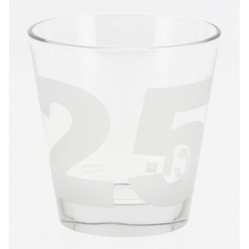 BICCHIERE NADIA A/3 DECO NUMBERS 250cc M74140 CERVE