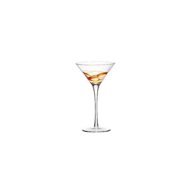 BICCHIERE CERALACCA A/1 CALICE MARTINI 24cl ARANCIO BORMIOLI