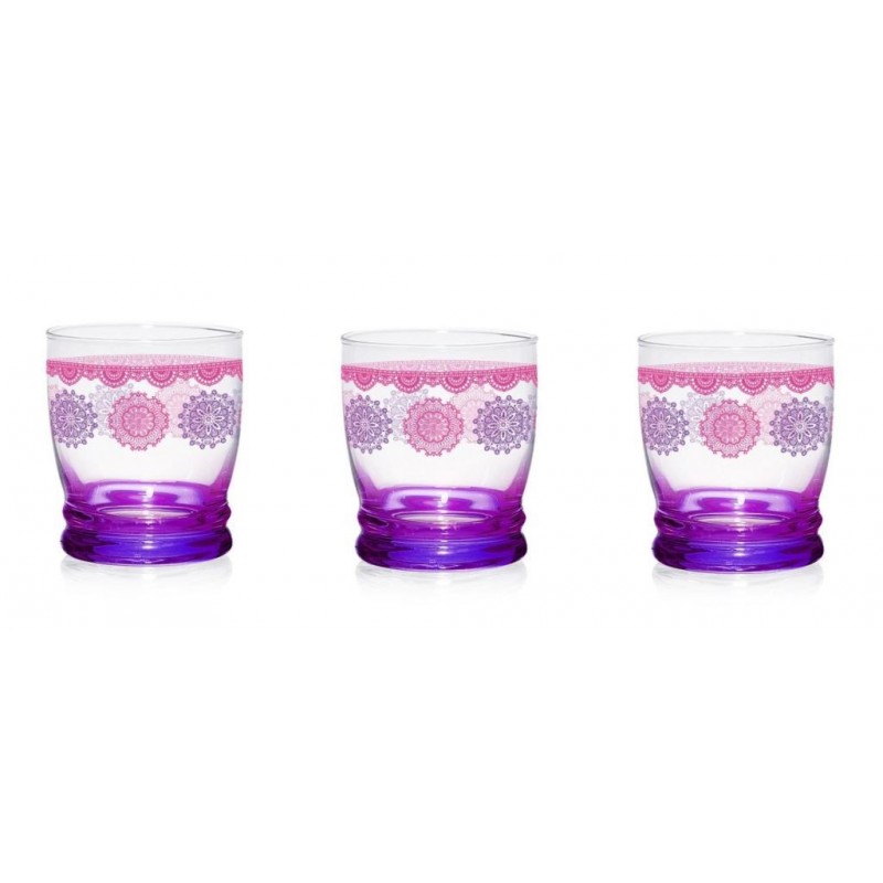 BICCHIERI GIOVE A/3 PERSIA FUCSIA 340cc M96610 CERVE