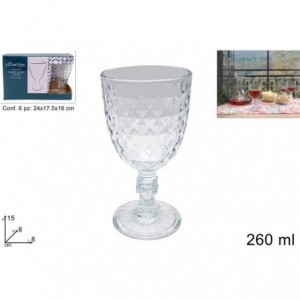 BICCHIERE DIAMANTE A/6...