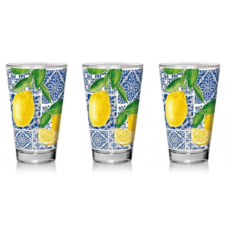 BICCHIERE NADIA A/3 LIMONI SALERNO 310cc M95900 CERVE