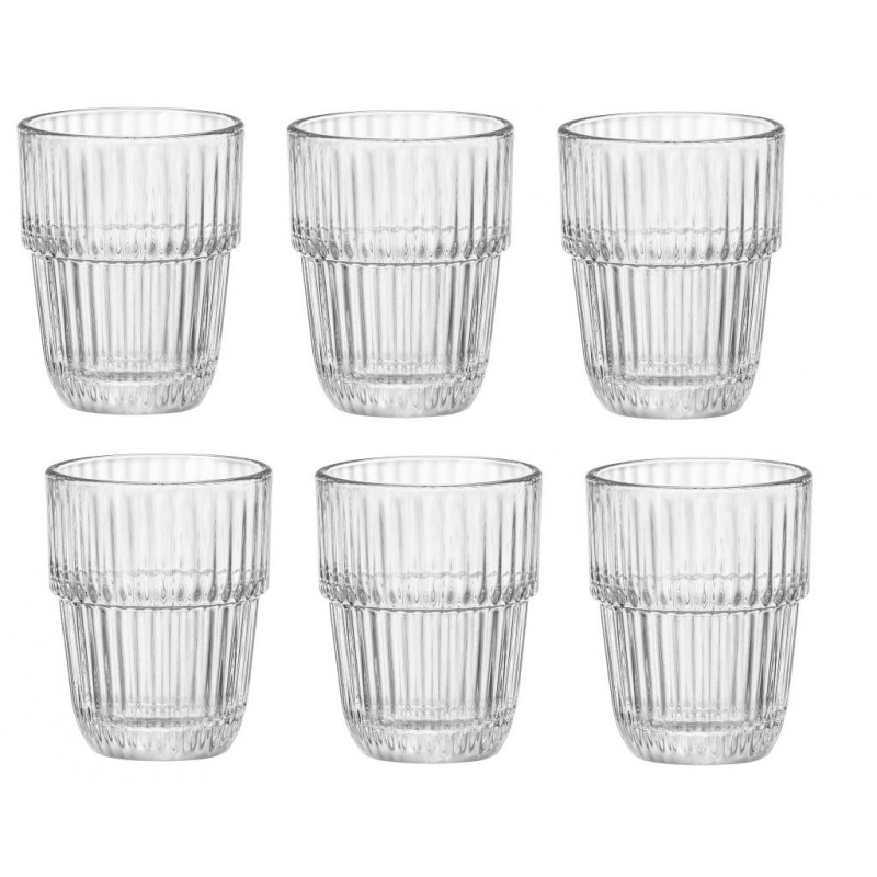 BICCHIERE IMPILABILE BARSHINE A/6 SHOT 6,8cl BORMIOLI