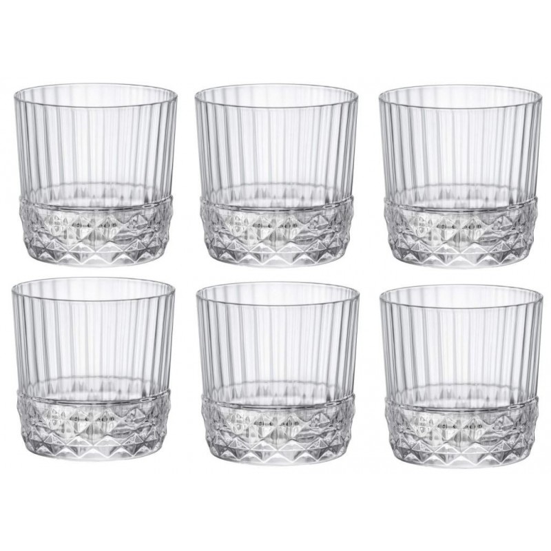 BICCHIERE AMERICA' 20s A/6 ROCKS 30cl BORMIOLI ROCCO