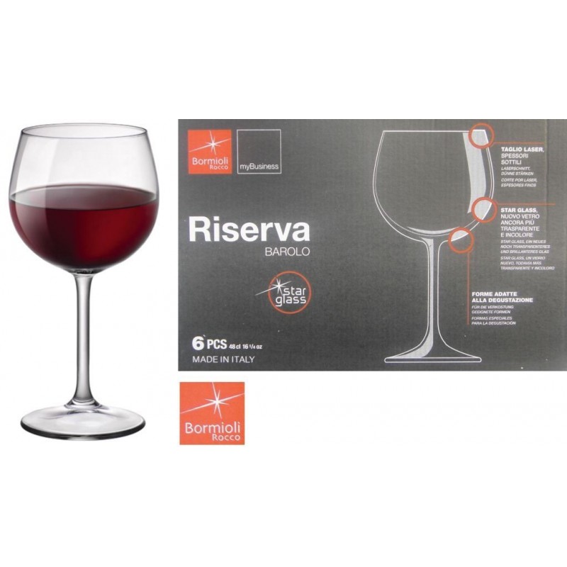 BICCHIERE RISERVA A/6 CALICE BAROLO 46cl BORMIOLI