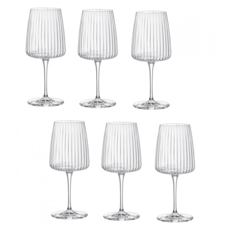 BICCHIERE EXCLUSIVA A/6 CALICE MERLOT RED WINE 53cl BORMIOLI