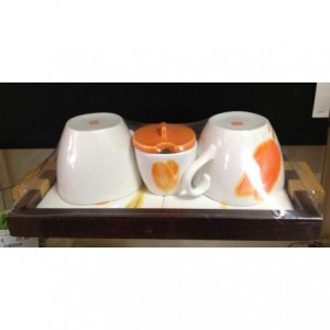 SET CAFFE' C/VIVA TULIPS 2...