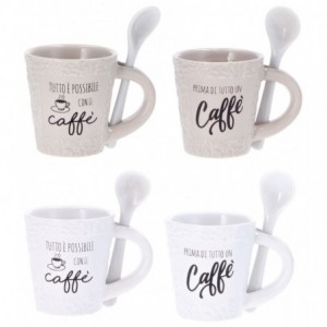 TAZZA CAFFE' CERAMICA+...