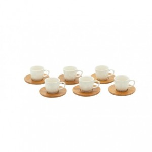 TAZZA CAFFE' C/P BAMBOO A/6...