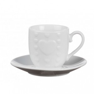 TAZZA CAFFE' C/P PORCELLANA...