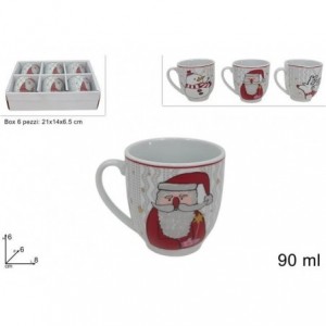 TAZZA CAFFE' NATALE S/P A/6...