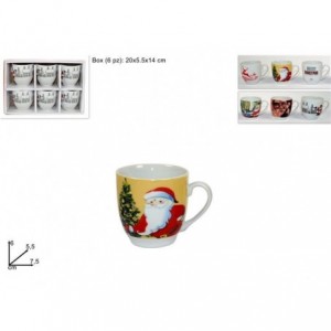 TAZZA CAFFE' NATALE S/P A/6...