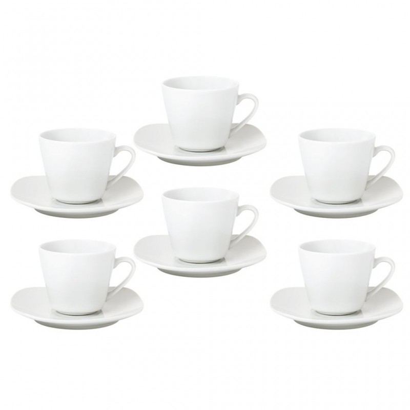 TAZZA CAFFE' PORCELLANA C/P A/6 ZEN BIANCA 25088 BETA