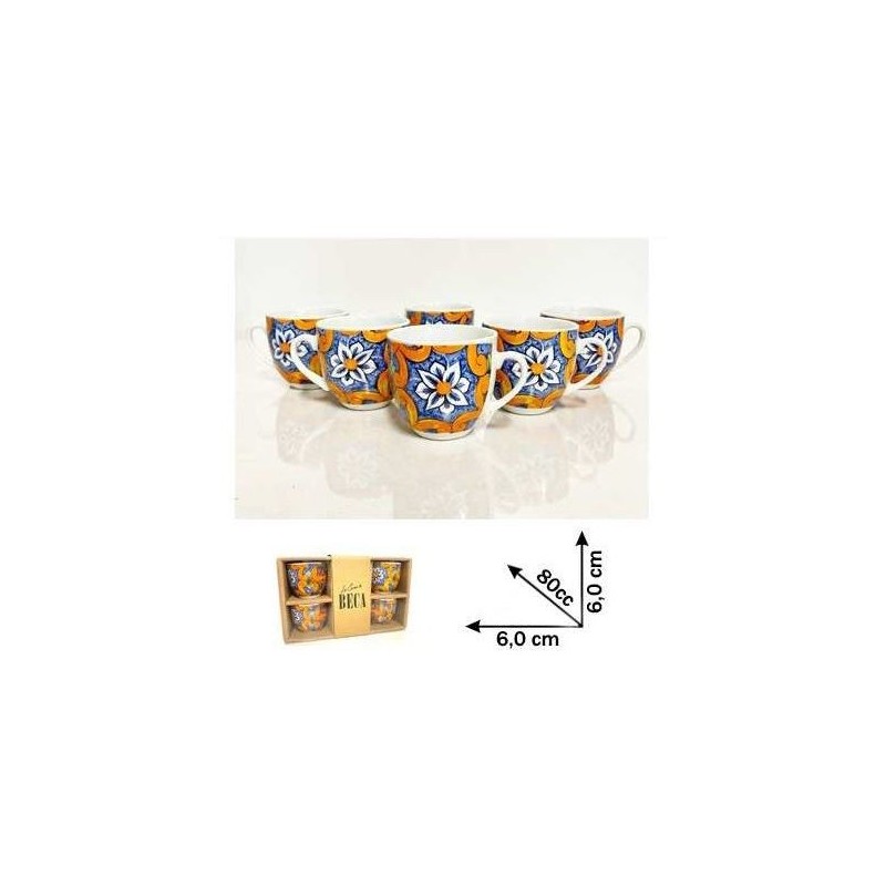 TAZZA CAFFE' S/P A/6 MAIOLICA 77777 BEC