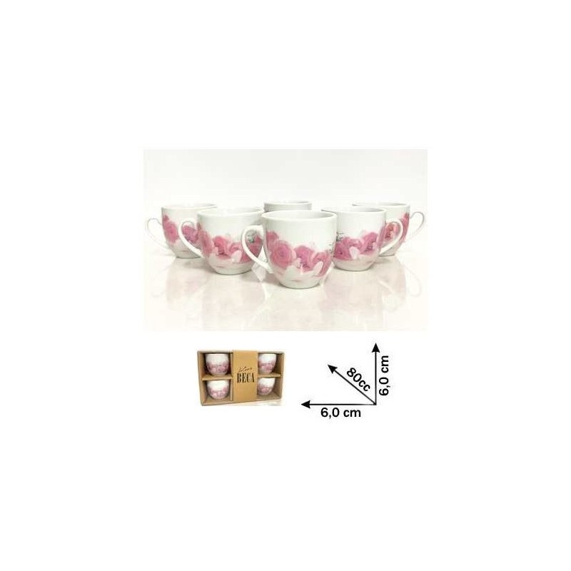 TAZZA CAFFE' S/P A/6 ROSE 77778 BEC