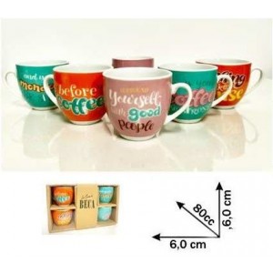 TAZZA CAFFE' S/P A/6 WORDS...