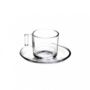 TAZZA CAFFE' VETRO C/P A/6...