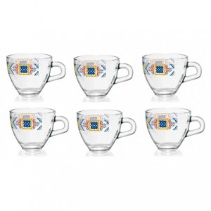 TAZZA CAFFE' VETRO S/P A/6...