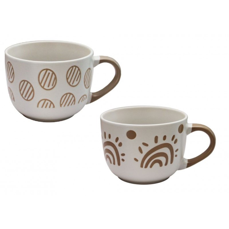 TAZZONE LATTE CERAMICA JUMBO ASTRATTE 25413 BETA