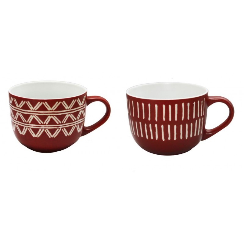 TAZZONE LATTE CERAMICA JUMBO ROSSELLA 25414 BETA