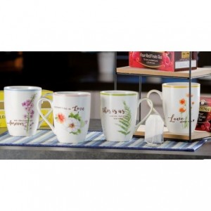 TAZZONE LATTE MUG BONE...