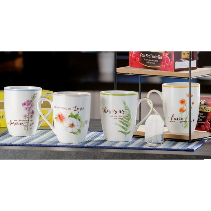 TAZZONE LATTE MUG BONE CHINA 60320 AD