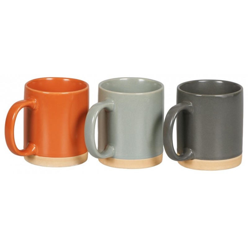 TAZZONE LATTE MUG DUNE BICOLORE 240cc 51548 in DISPLAY DC