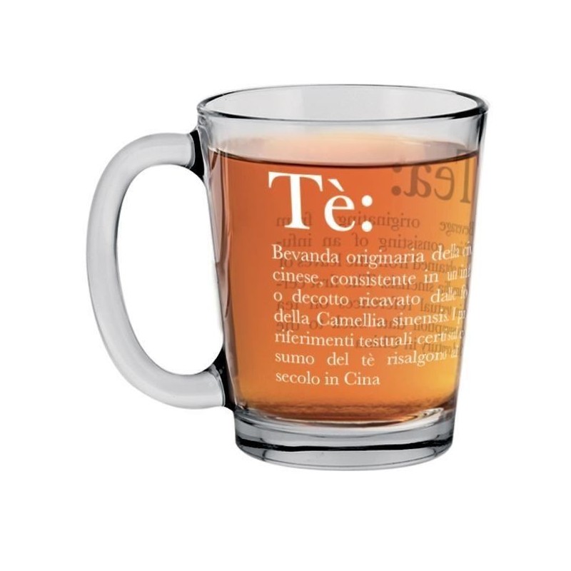 TAZZONE LATTE/THE VETRO DICTIONARY 310cc C/Man. 10300 CERVE