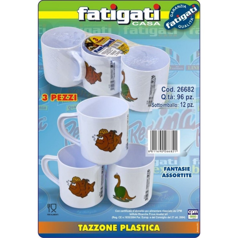 TAZZONE PLA BICCHIERE BABY A/3 C/Manico 26682 FAT
