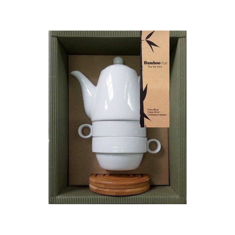 TEIERA PORCELLANA+ 2 TAZZE+ 2 SOTTOTAZZA MASTER