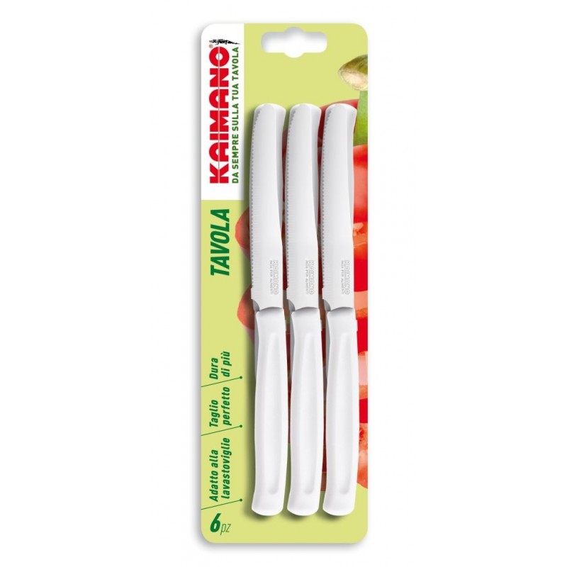 COLTELLO DINAMIK TAVOLA A/6 BIANCO 415 KAIMANO