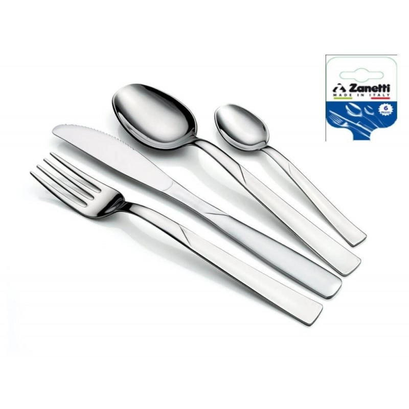SET POSATA ELENA FORCHETTA TAVOLA A/6 ZANETTI