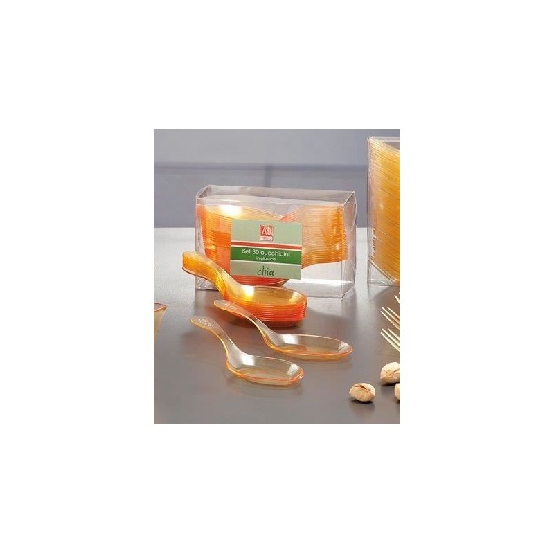 CUCCHIAIO FINGER FOOD CHIA SNACK CHIA A/30 CRYSTAL AD